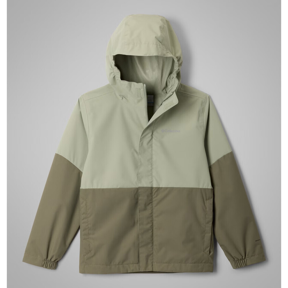 Columbia Hikebound II Jacekt Kid XL Safari Stone Green Waterproof Hooded GBO1700